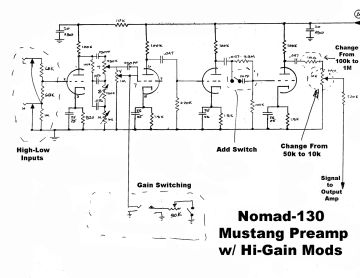 Boogie Nomad 130 schematic circuit diagram